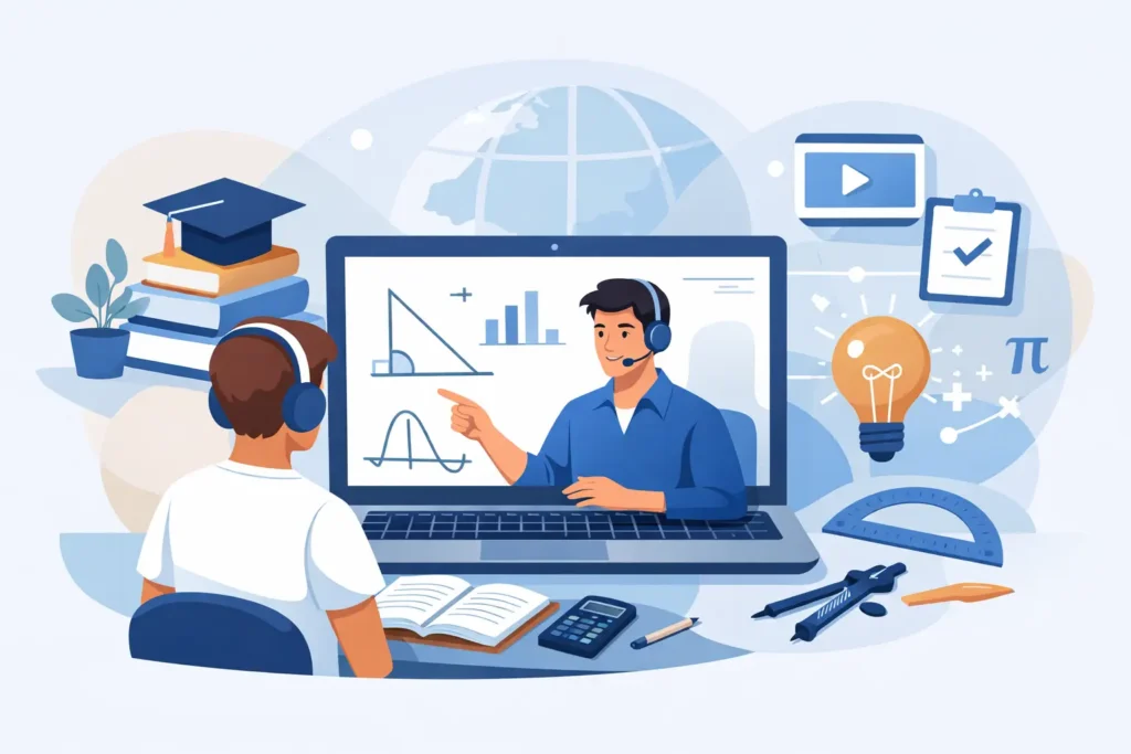 Kaip rinktis VBE matematikos korepetitorių internetu