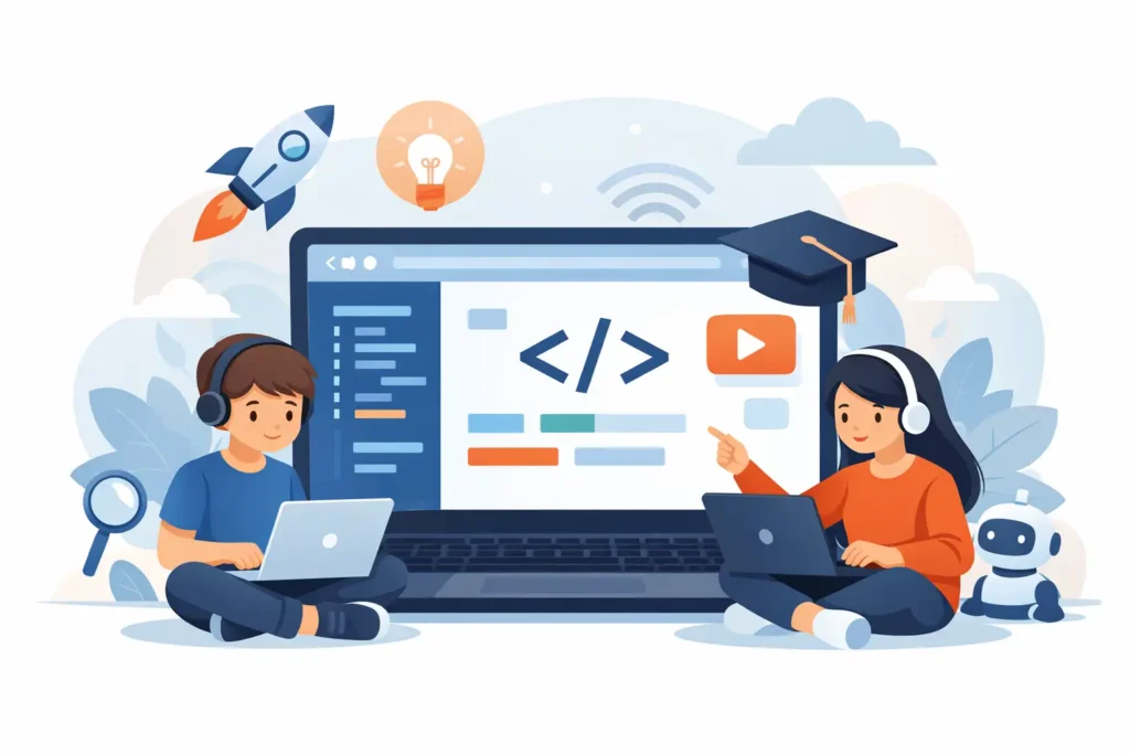 Programavimo pagrindai moksleiviams internetu